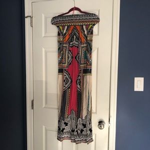 Strapless summer dress